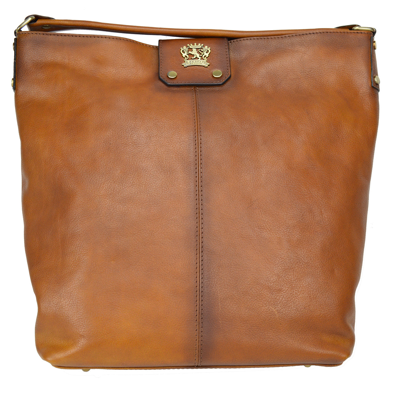Pratesi Sant'Ellero B354 Shoulder Bag in genuine leather - Sant'Ellero B354 Brown - LQE