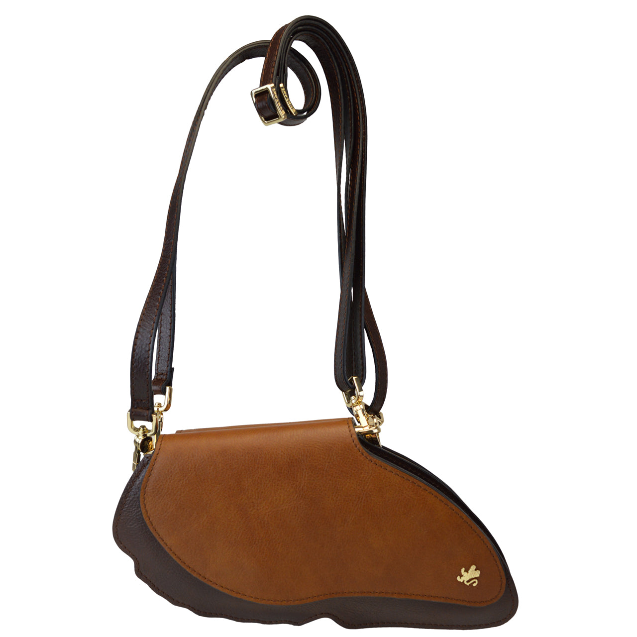 Pratesi Farfalla Backpack B383 in Genuine Vegetable Dyed Italian Leather - Brown