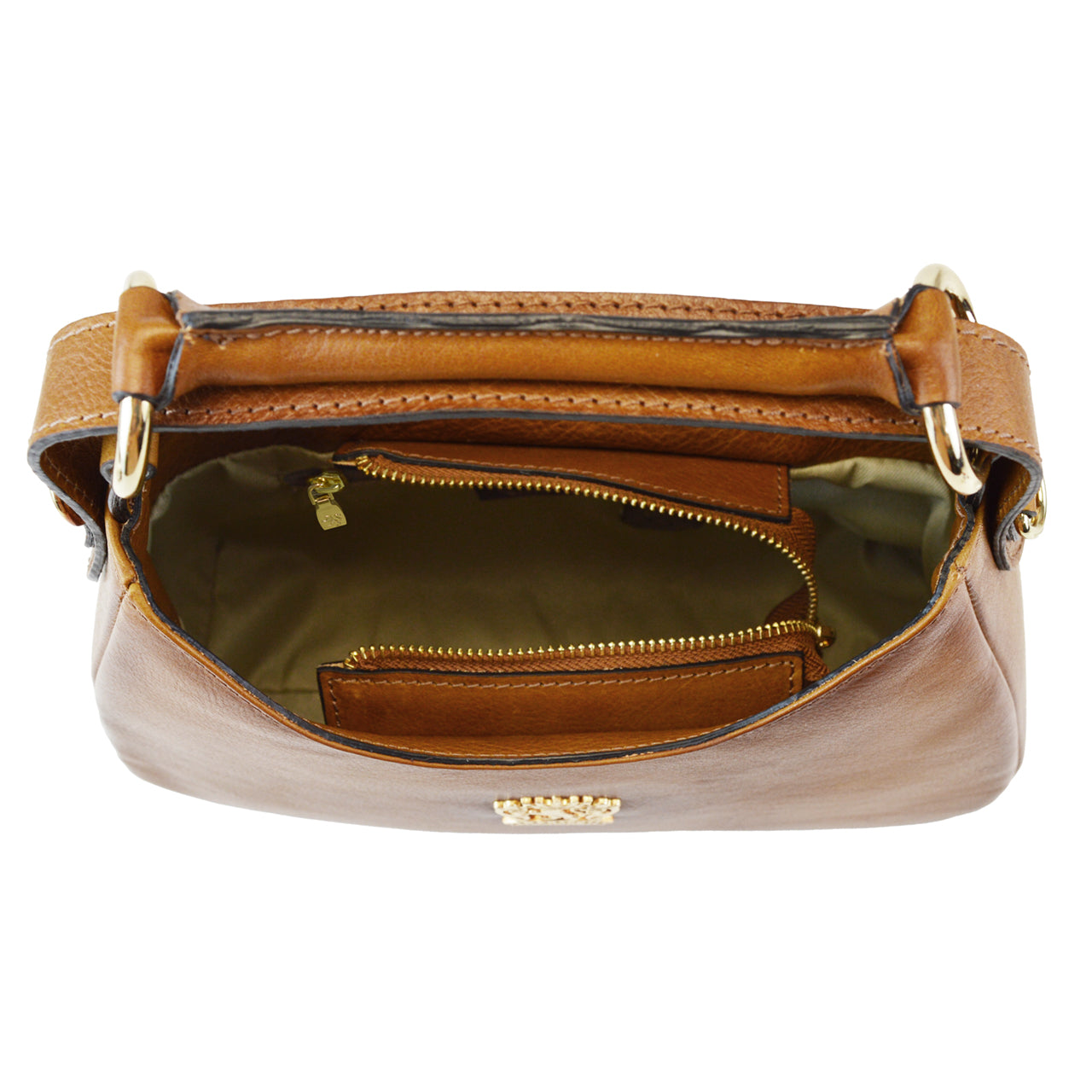 Pratesi Lavana Bag B387 in Genuine Vegetable Dyed Italian Leather - Brown