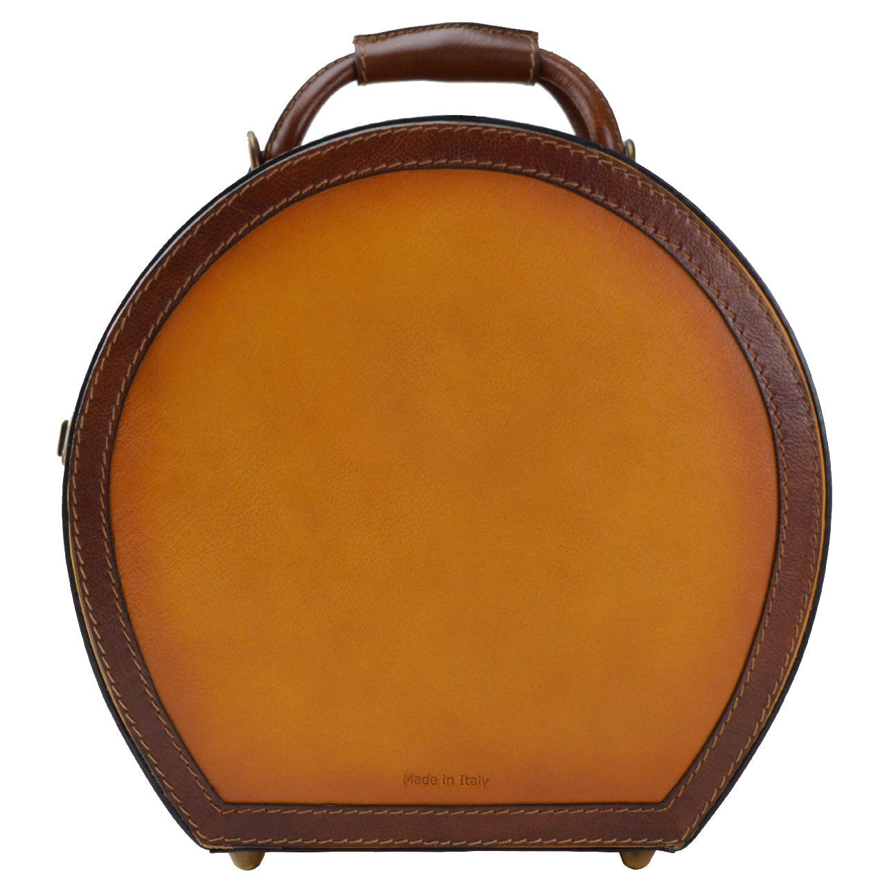 Estuche Pratesi Cappello Med Hat B400/35 - Bruce Cognac