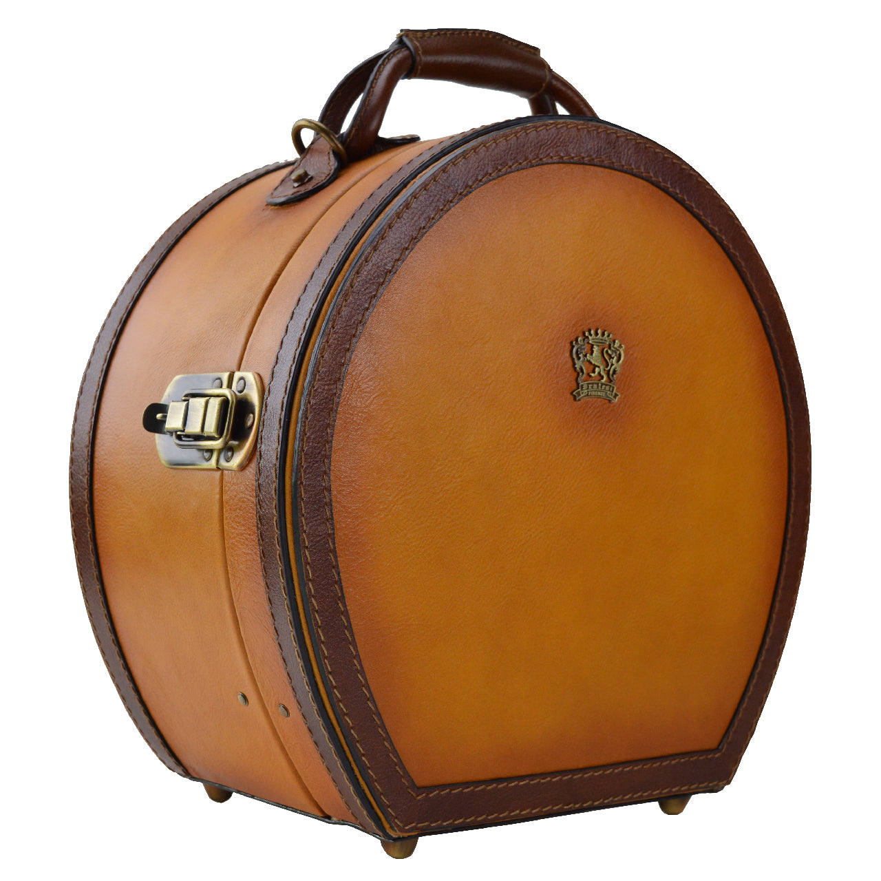 Estuche Pratesi Cappello Med Hat B400/35 - Bruce Cognac