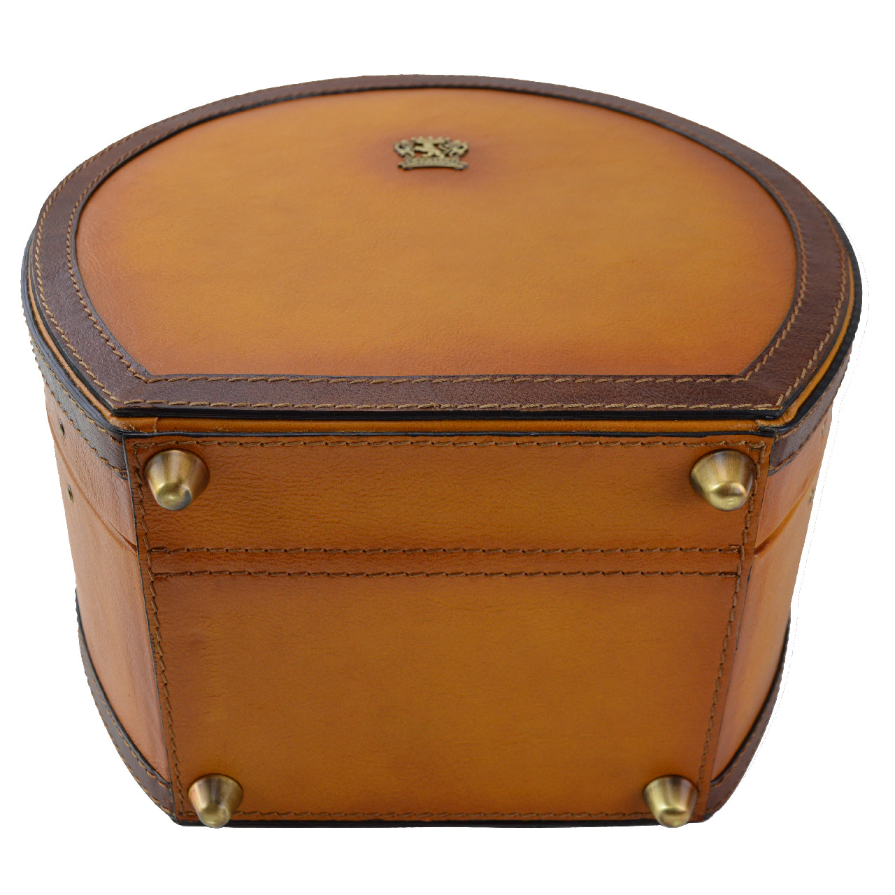 Estuche Pratesi Cappello Med Hat B400/35 - Bruce Cognac