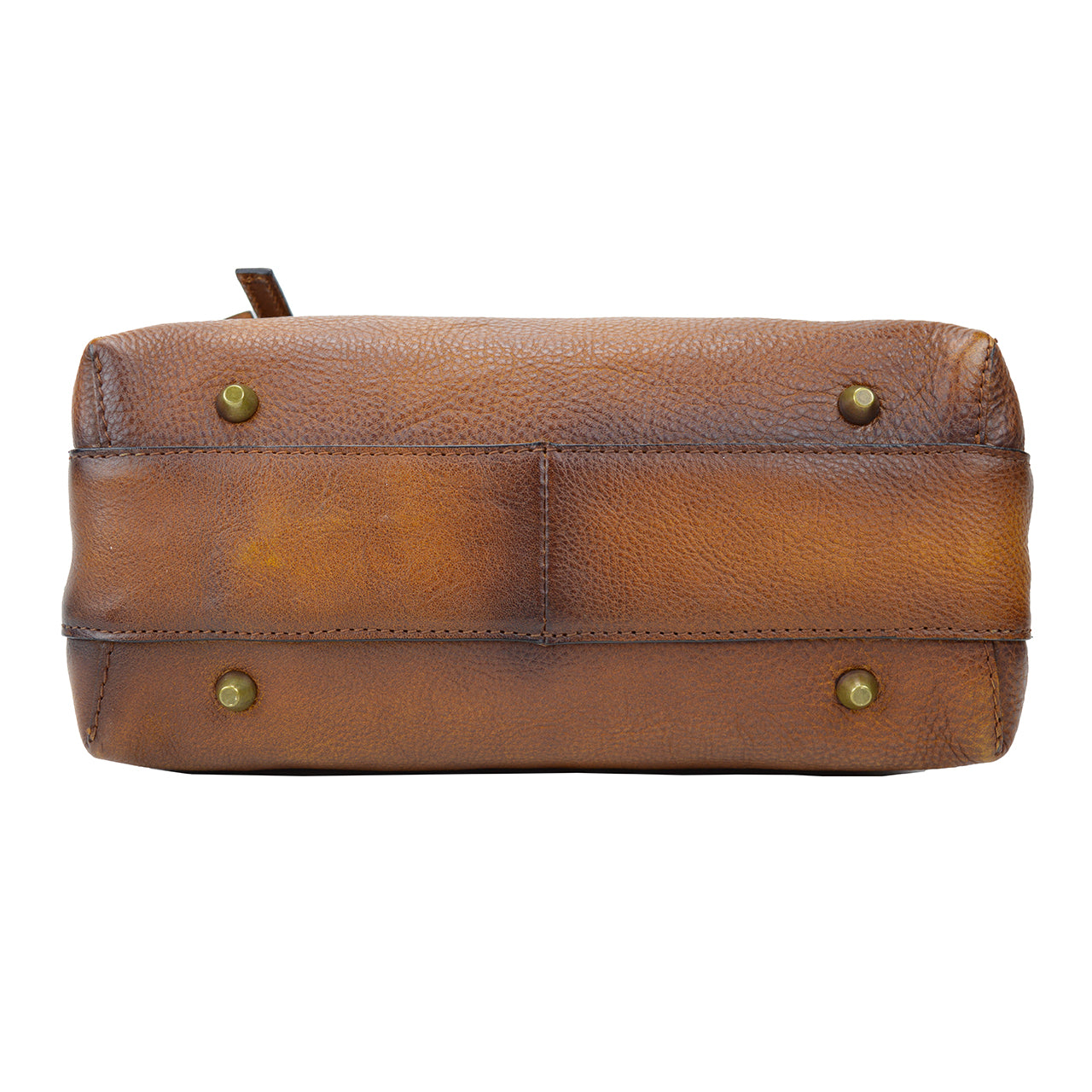 Pratesi Camperiti Ladies Handbag in Genuine Italian Vegetable Dyed Leather - Coffee
