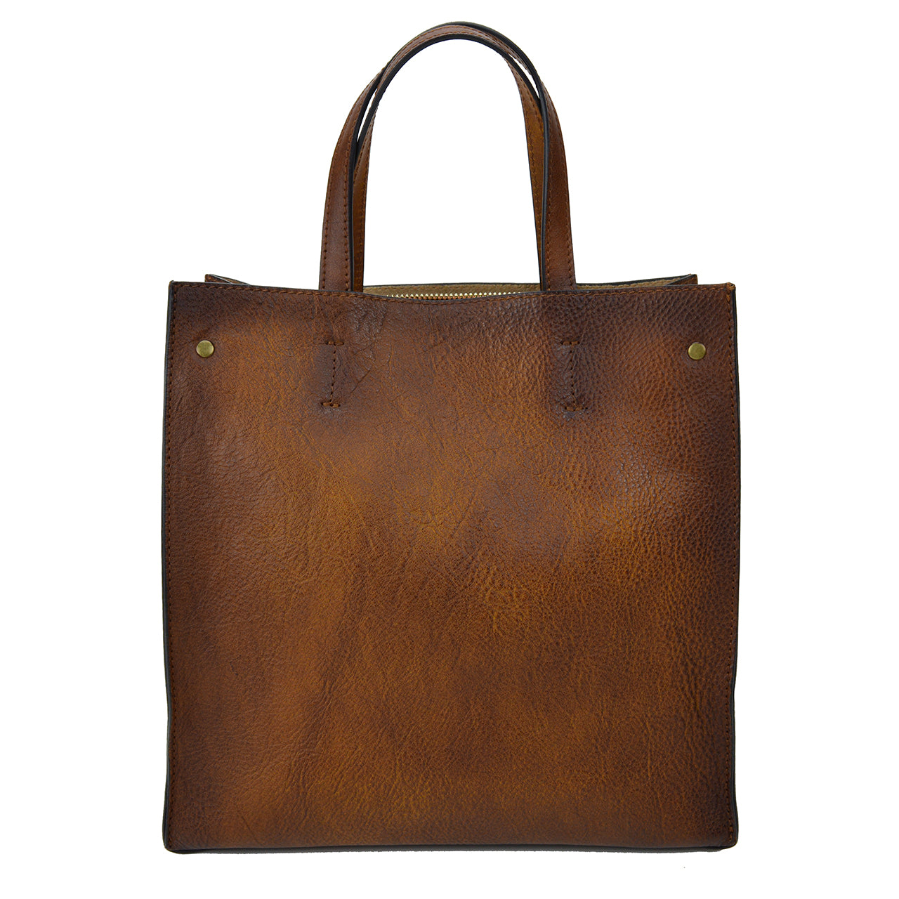 Bolso Lady Pratesi Paterno B488 en piel de vaca - Bruce Coffee