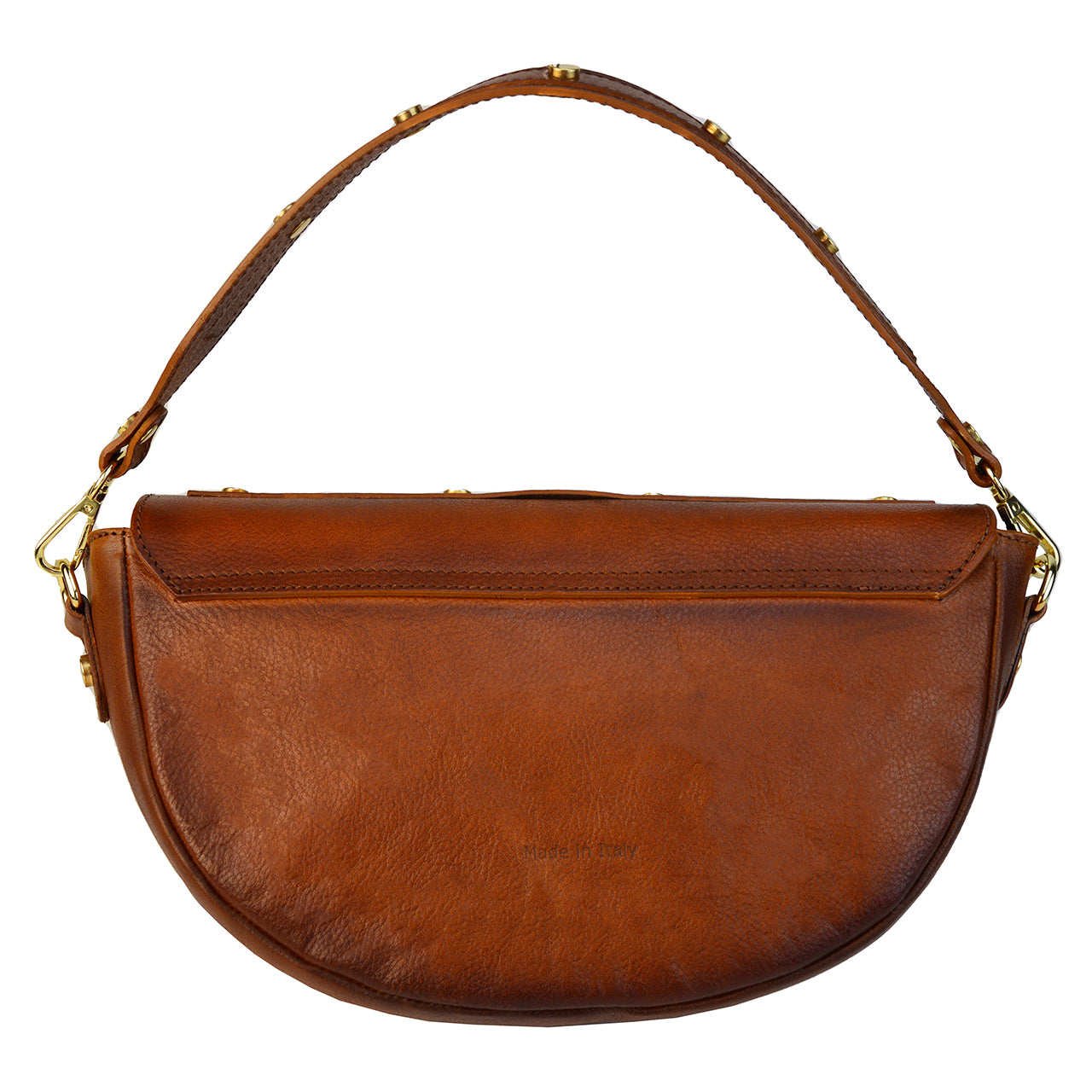 Sac Pratesi Scudieri B532 en cuir de vache - Bruce Cognac