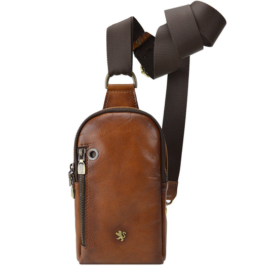 Bolso Bandolera Pratesi Passo del Muraglione B636 en piel de vaca - Bruce Brown