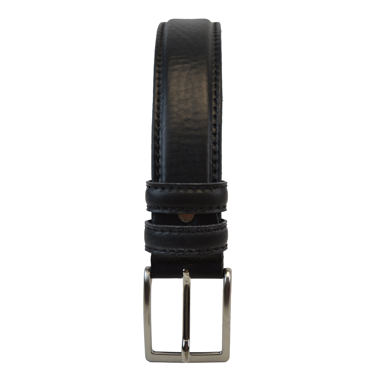 Pratesi Egidio Belt in Italian Vegetable Dyed Leather - Coffee