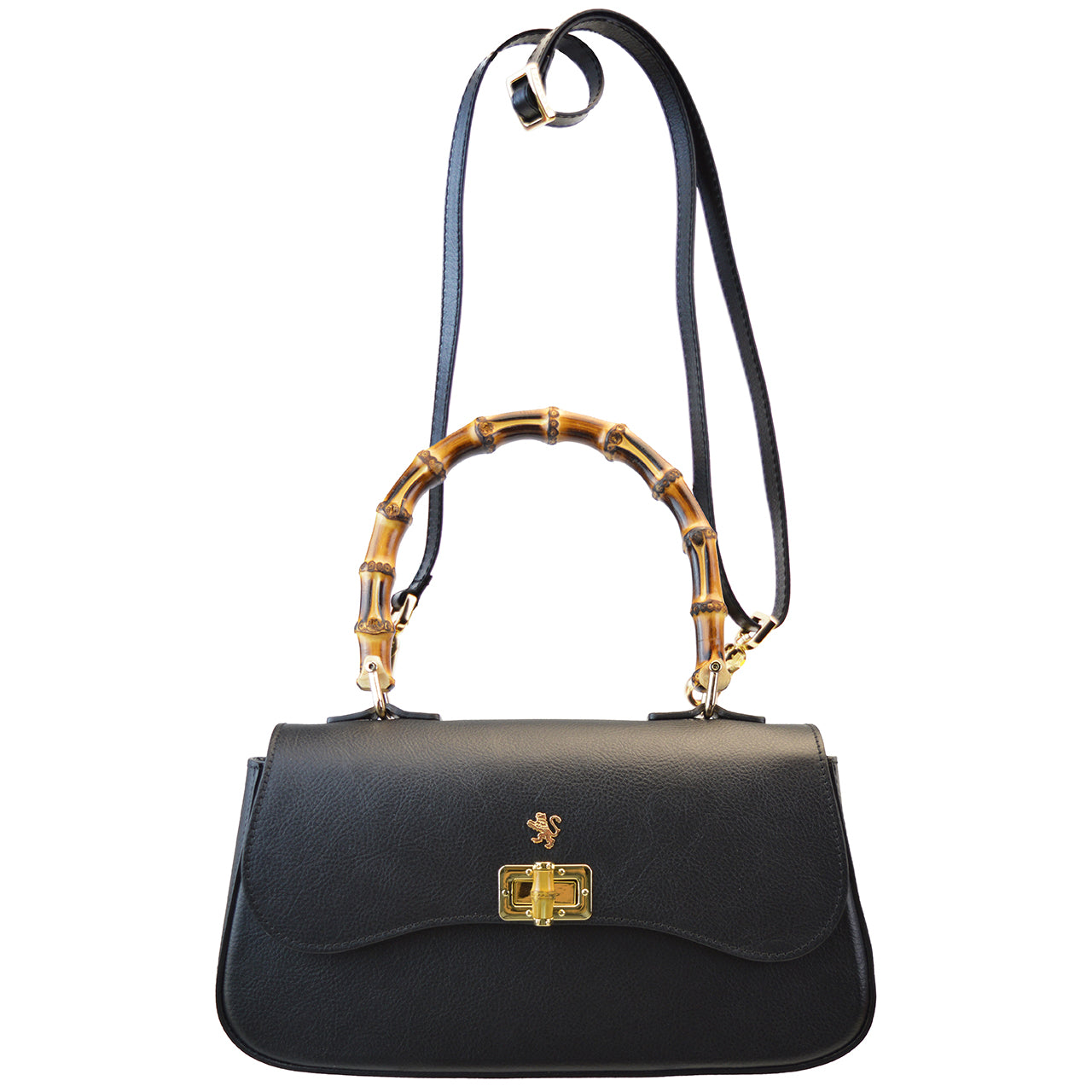 Pratesi Antella B141 bag in Full Grain Leather - Bruce Black - LQE2