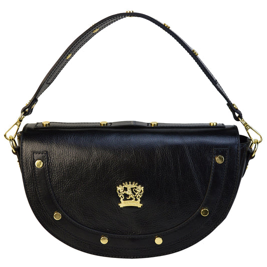 Sac Pratesi Scudieri B532 en cuir de vache - Bruce Black