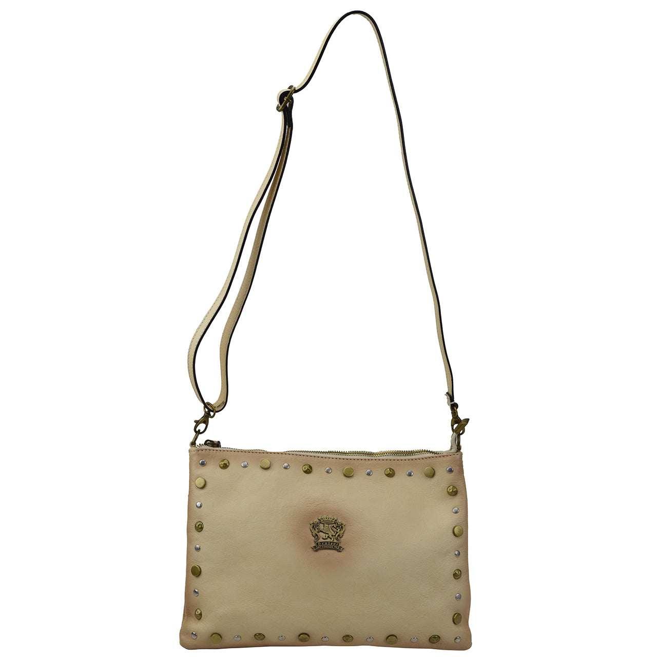 Pratesi Montebonello Leather Clutch in Vegetable-Dyed Leather - Brown