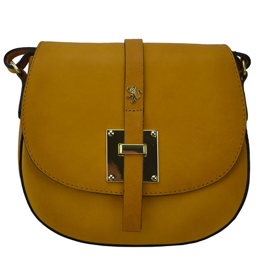 Pratesi Pelago Lady Bag B472 en cuir de vache - Bruce Mustard