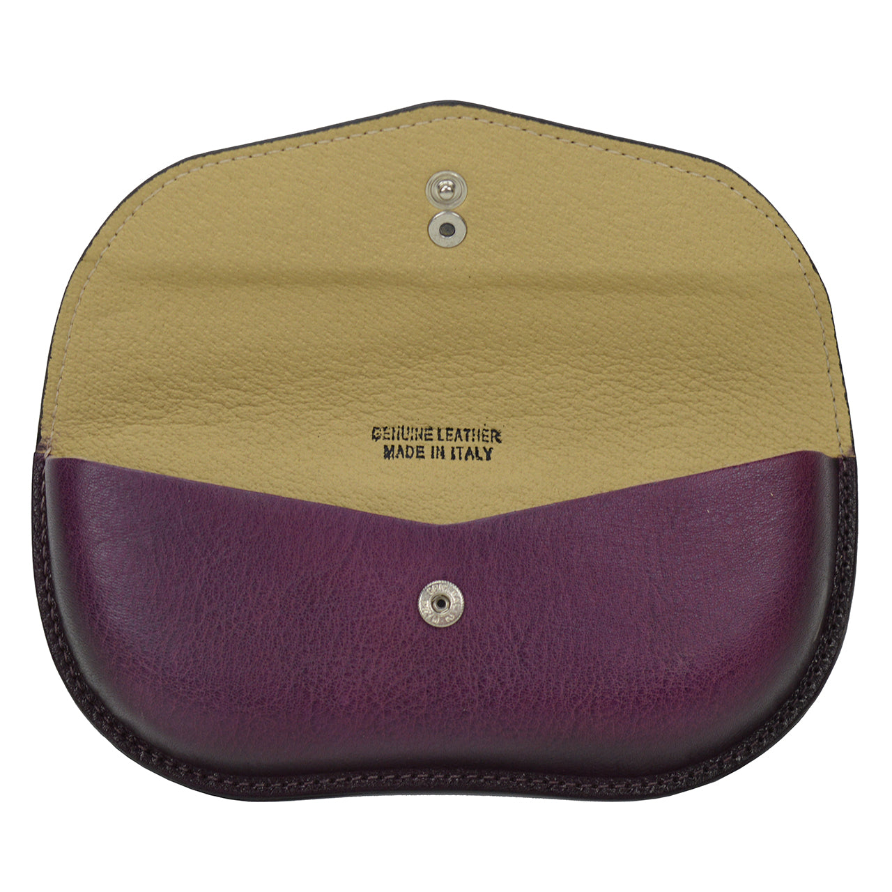 Estuche para gafas Pratesi en cuero de vaca B062/G - Bruce Violet