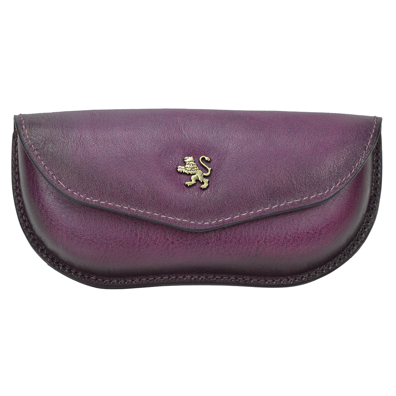 Estuche para gafas Pratesi en cuero de vaca B062/G - Bruce Violet