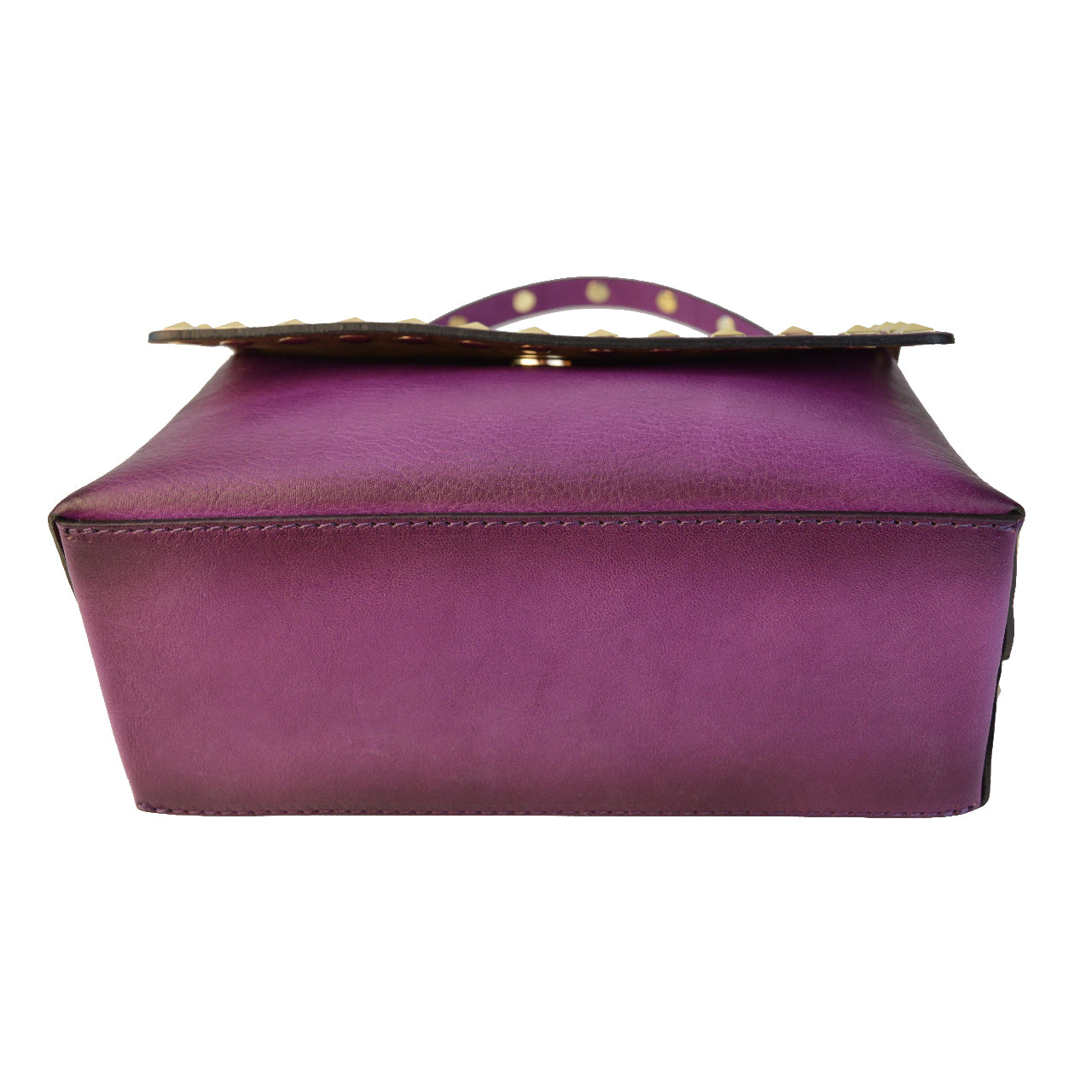 Pratesi Riccione Clutch in genuine Italian vegetable-dyed leather - Chianti