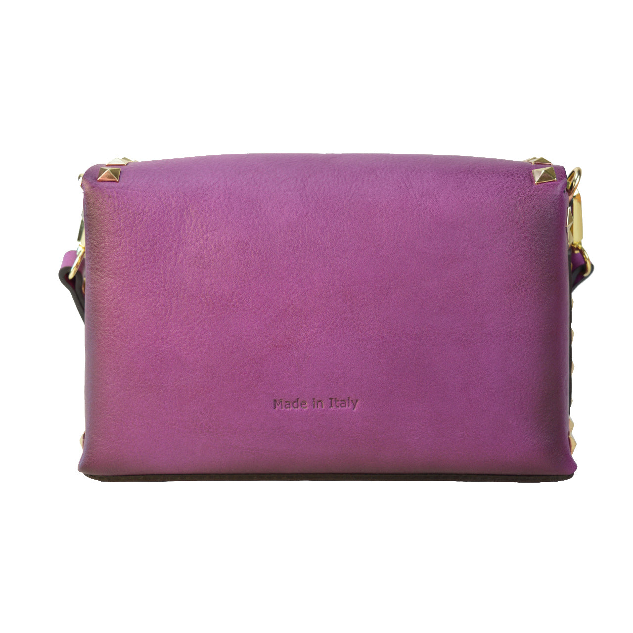 Pratesi Riccione Clutch in genuine Italian vegetable-dyed leather - Chianti