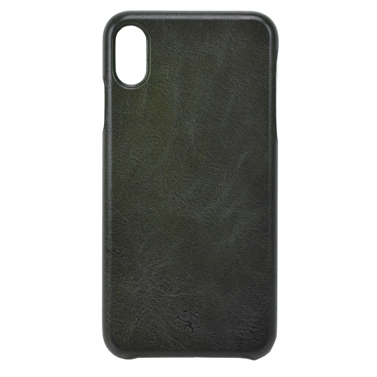 Pratesi Funda iPhone XS MAX B077 Tamaño Perfecto - Verde Oscuro