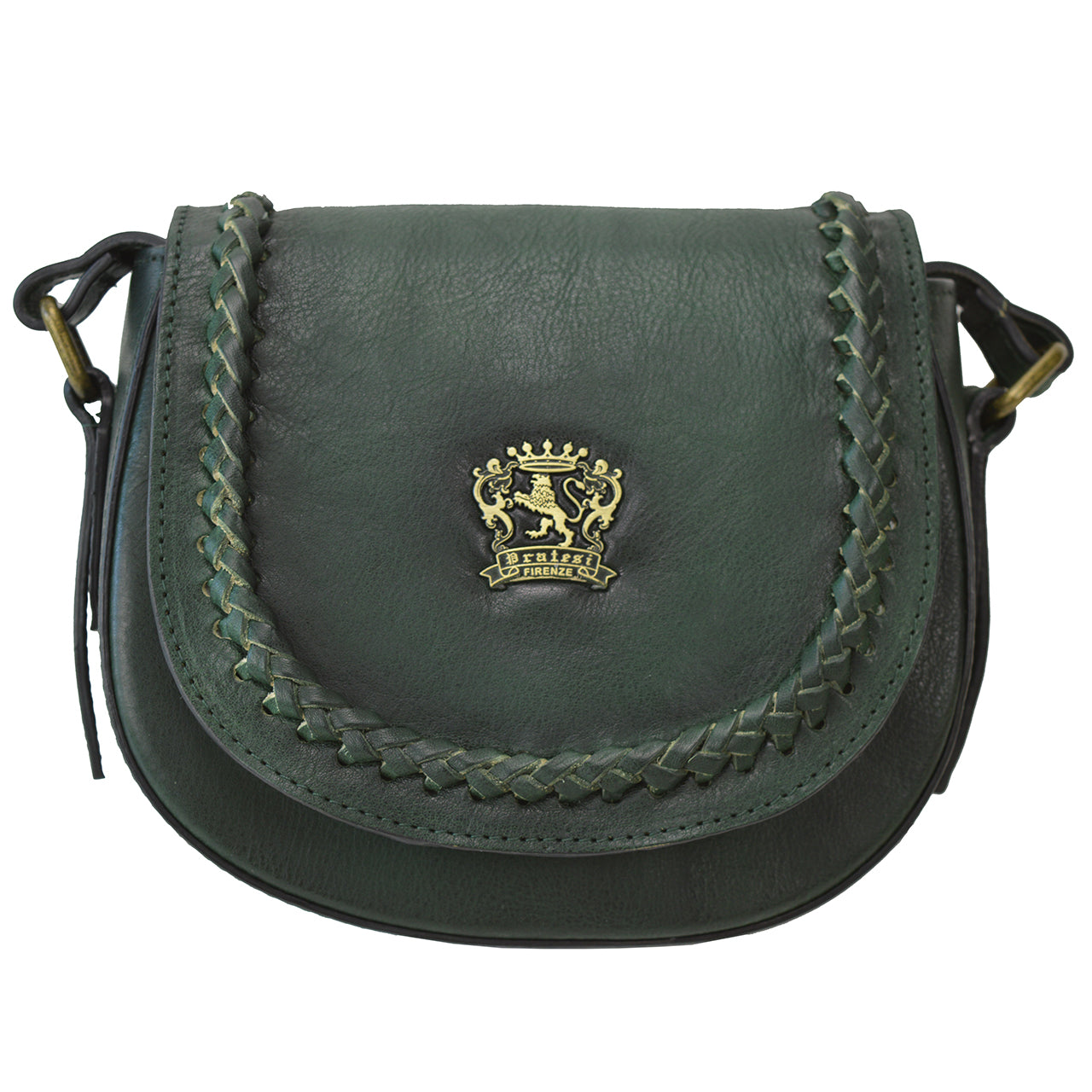 Pratesi Torri B294/20 Tote Bag in cow leather - Bruce Dark Green