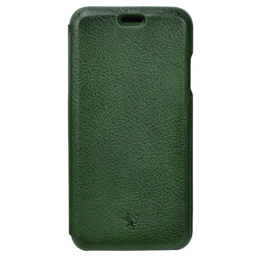 Funda Pratesi iPhone XS B078 Tamaño Perfecto - Verde Oscuro