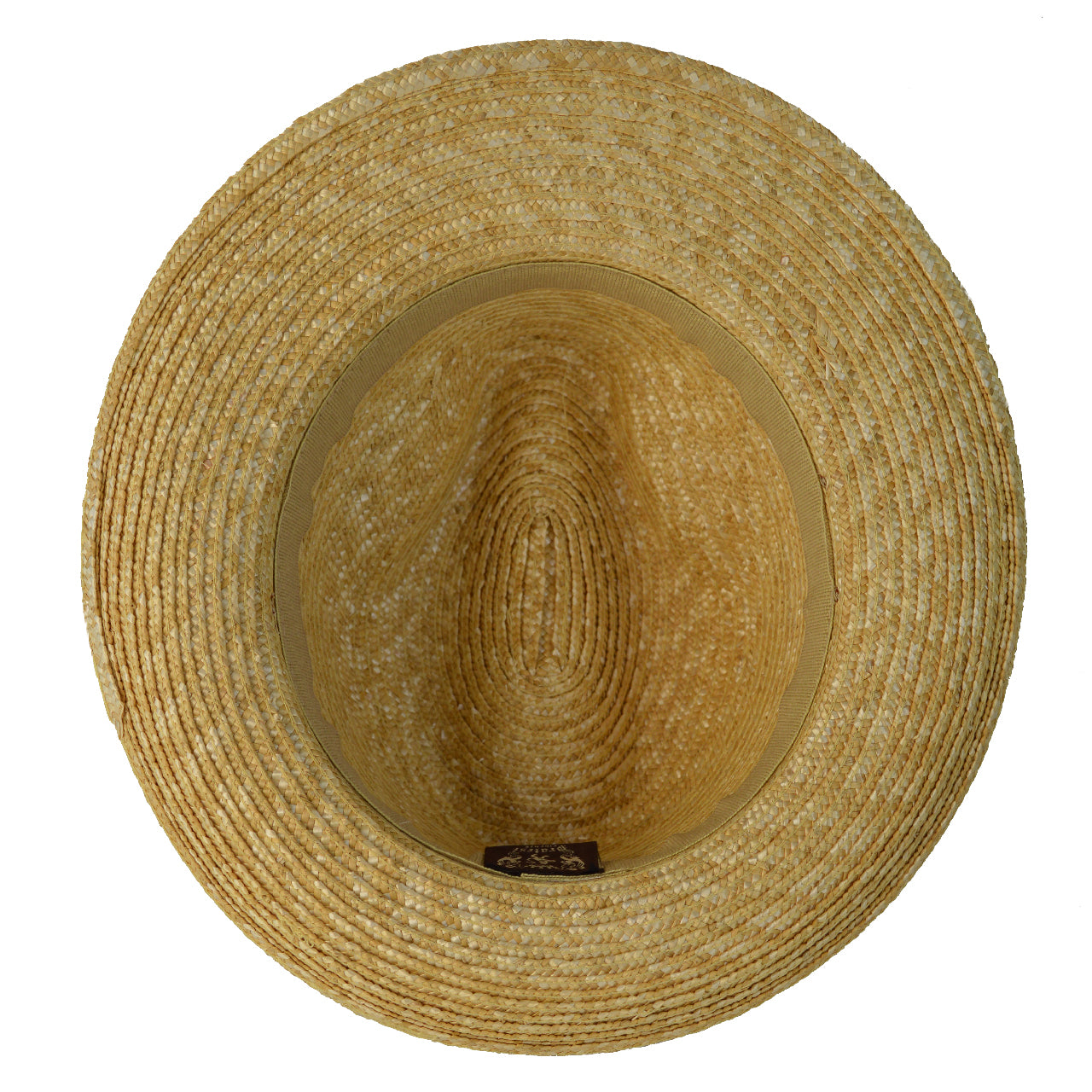 Pratesi Borsal Men's Hat S204 - Size S/M Genuine Leather Cognac Trim