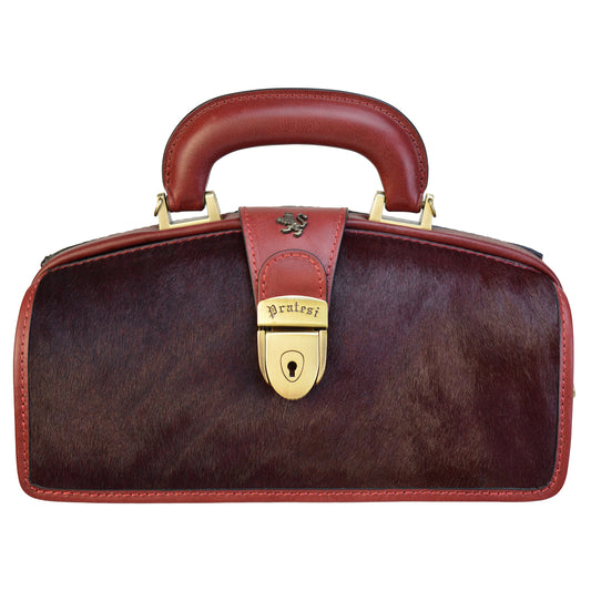 Sac à main Pratesi Lady Brunelleschi Cavallino en cuir véritable - Cavallino Chianti