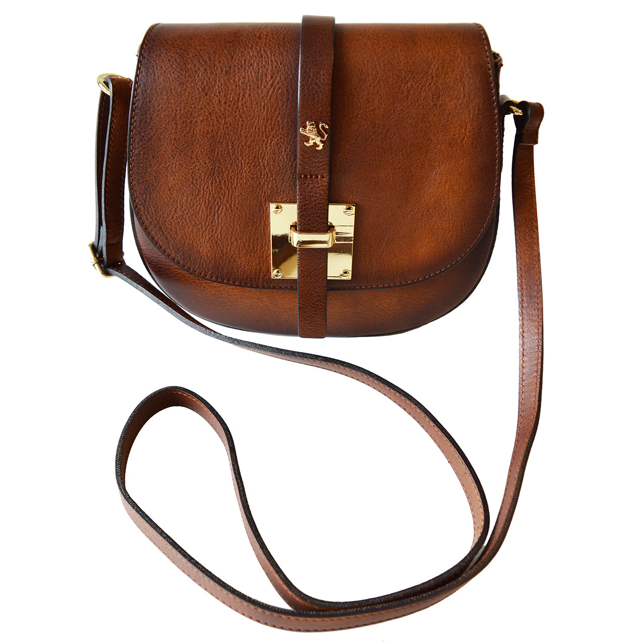 Pratesi Pelago Lady Bag B472 en cuir de vache - Bruce Cognac