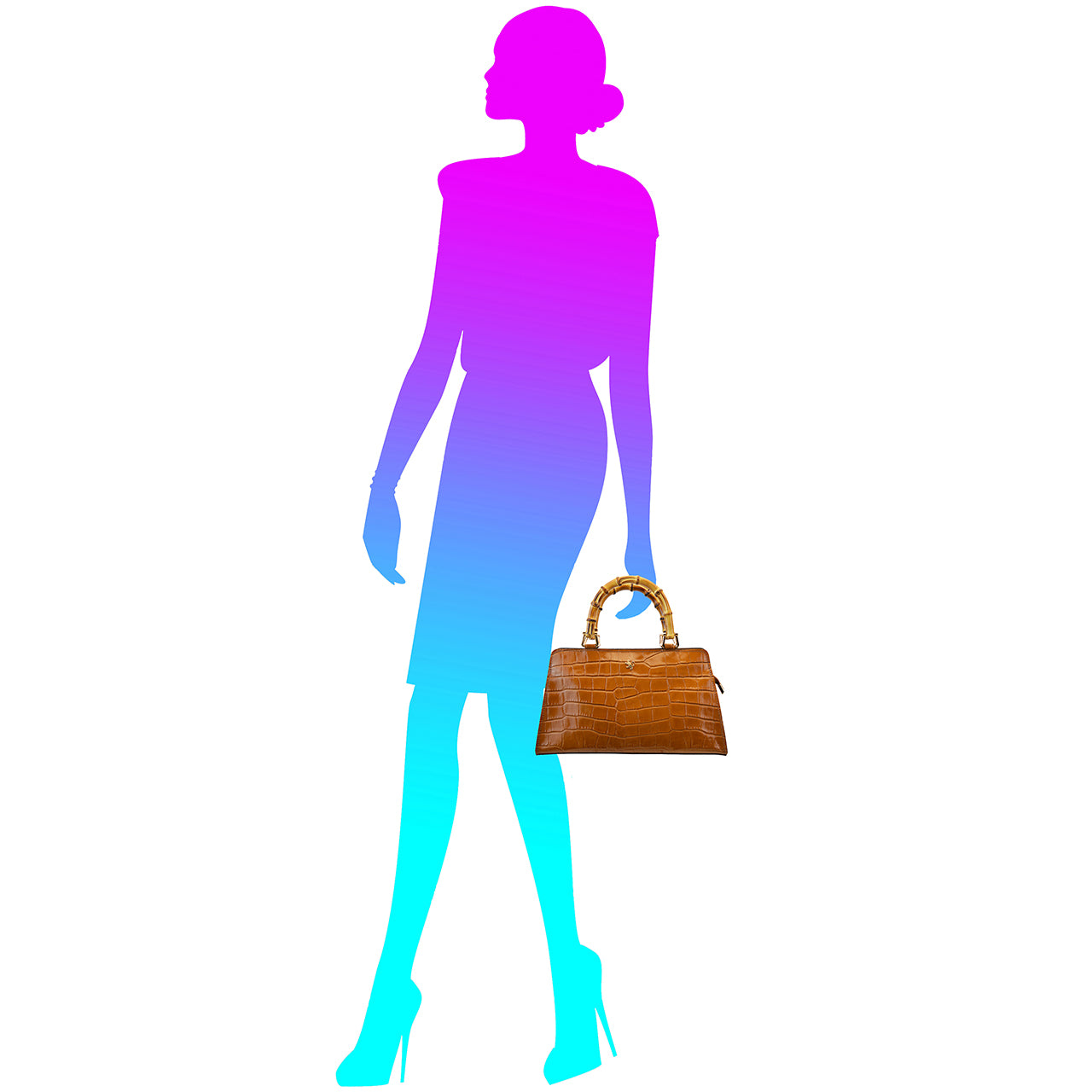 Pratesi Romita Lady Bag K227 - king Coffee - LQE2