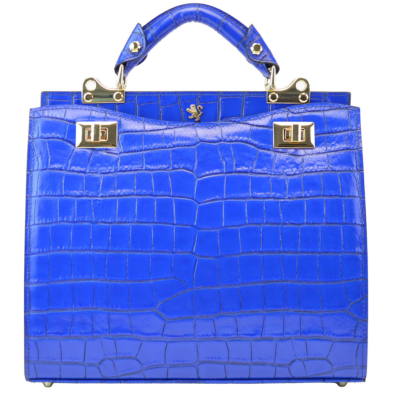 Pratesi Anna Maria Luisa de' Medici K150/32 Lady Bag in cow leather - King Electric Blue - LQE2