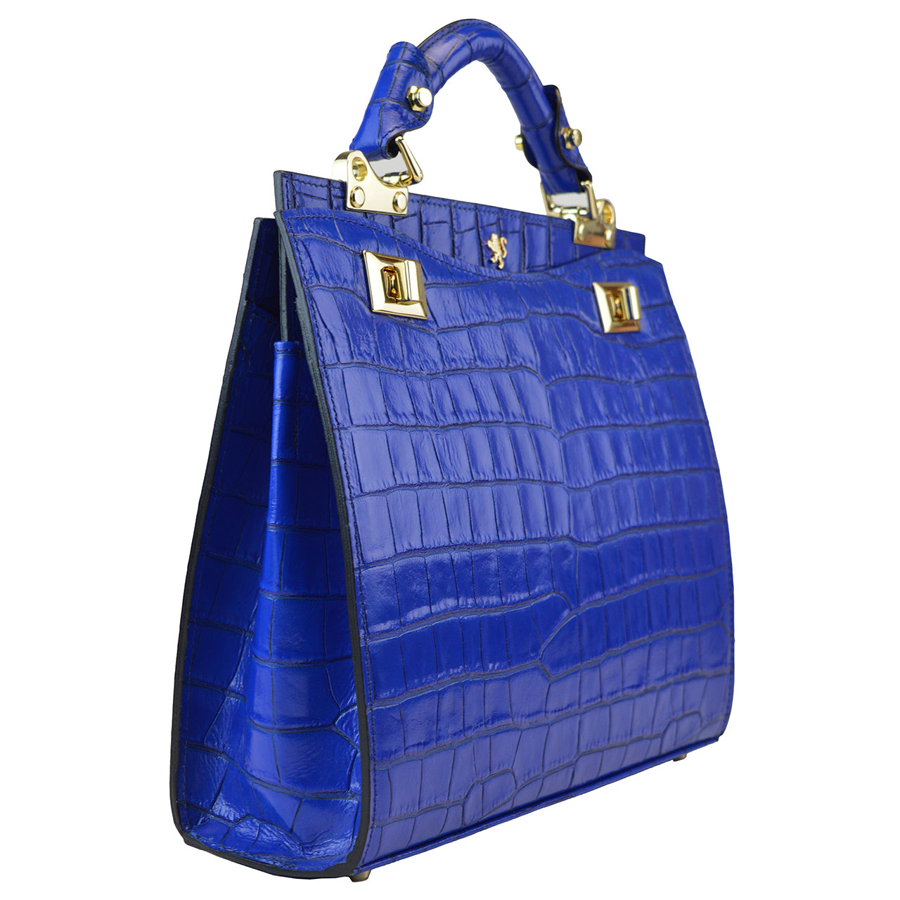 Pratesi Anna Maria Luisa de' Medici K150/32 Lady Bag in cow leather - King Electric Blue - LQE2