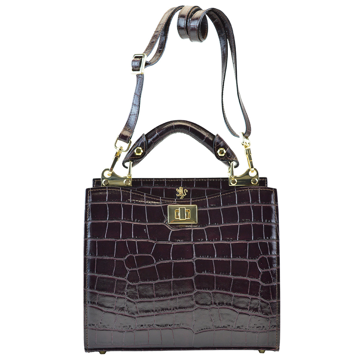 Pratesi EN Anna Maria Luisa de' Medici K150/26 Lady Bag in cow leather - King Fuchsia - cgpt2