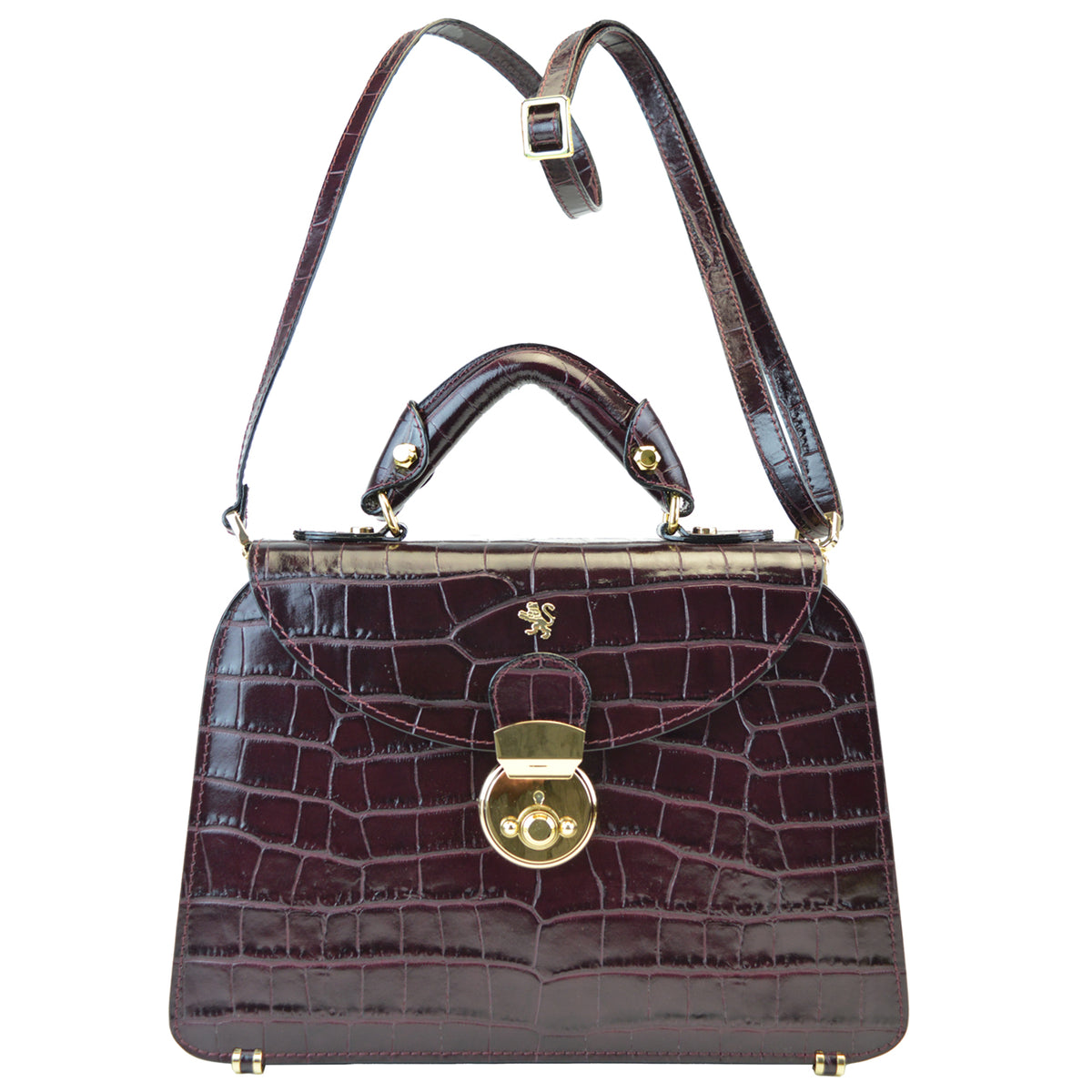 Pratesi Veneziano Handbag K285/P in Cow Leather - King Chianti - cgpt2