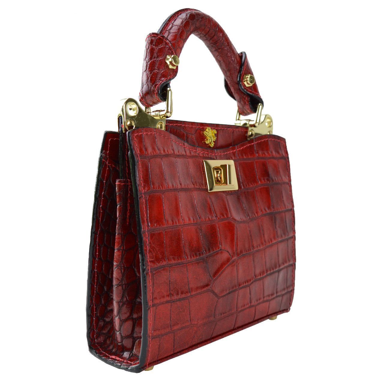 Pratesi Anna Maria Luisa de' Medici Small Lady Bag in genuine leather K150/20 - King Cherry - SZN