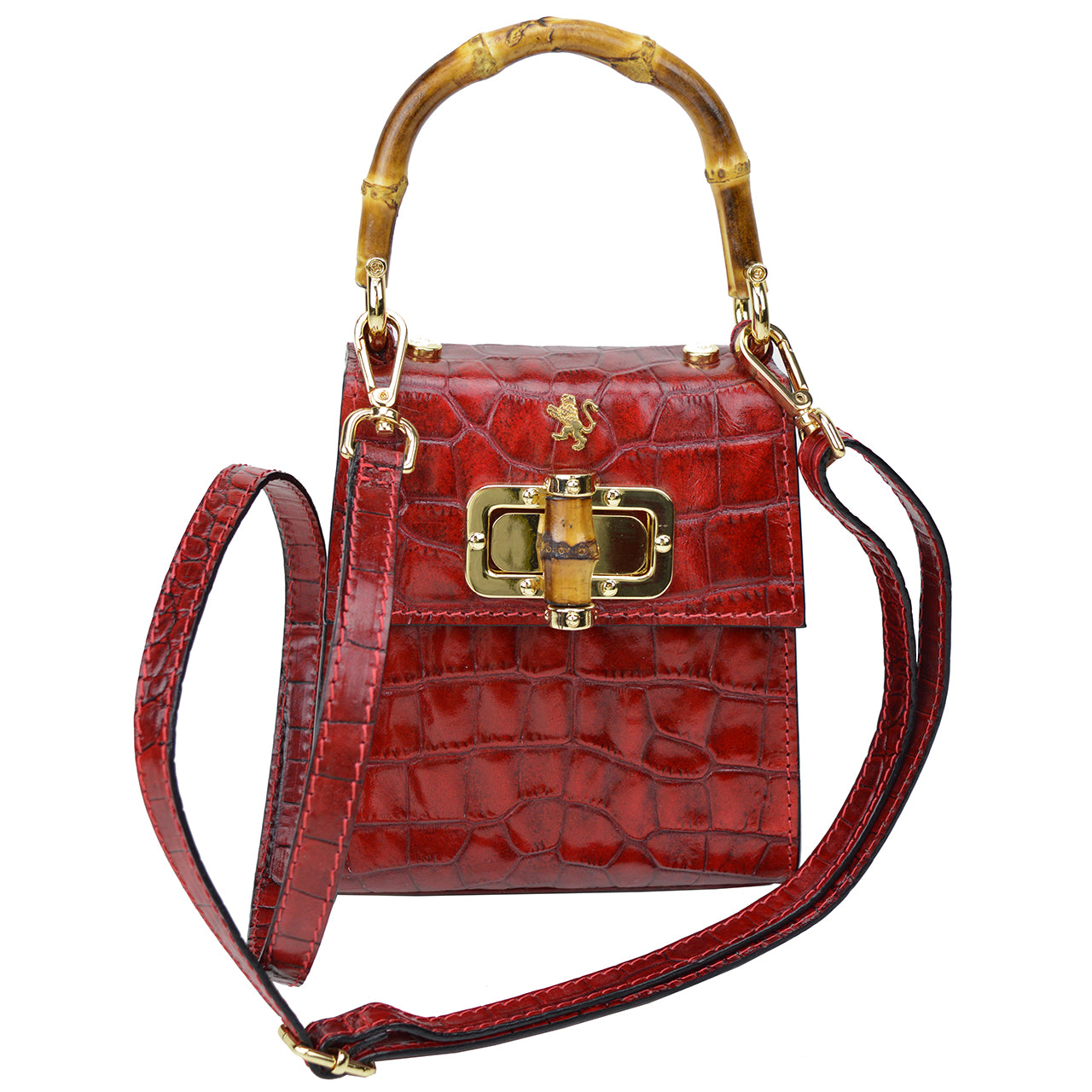 Pratesi Castalia K298/22 Lady Bag in genuine leather - King Cherry - SZN