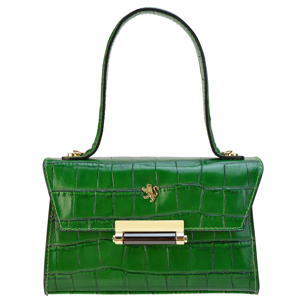 Bolso Lady Pratesi Miss Impruneta K146 en piel de vaca - King Emerald