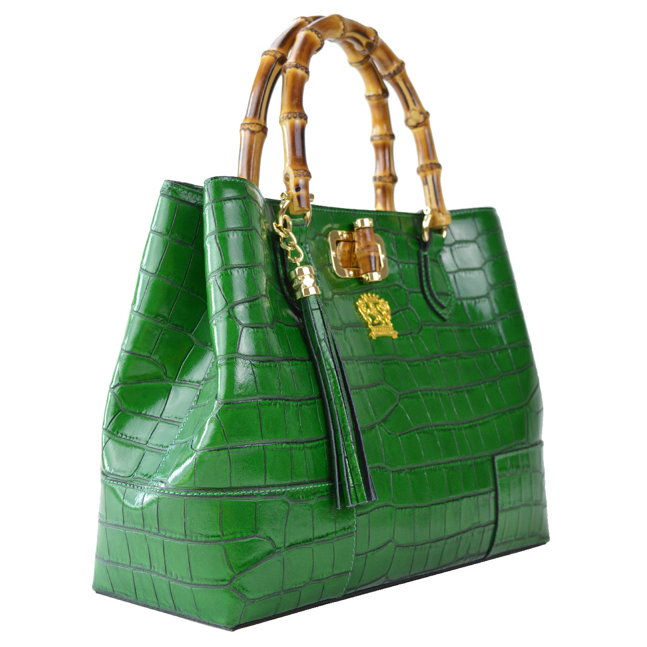 Bolso Bandolera Pratesi Sarteano en piel de vaca K291 - King Emerald