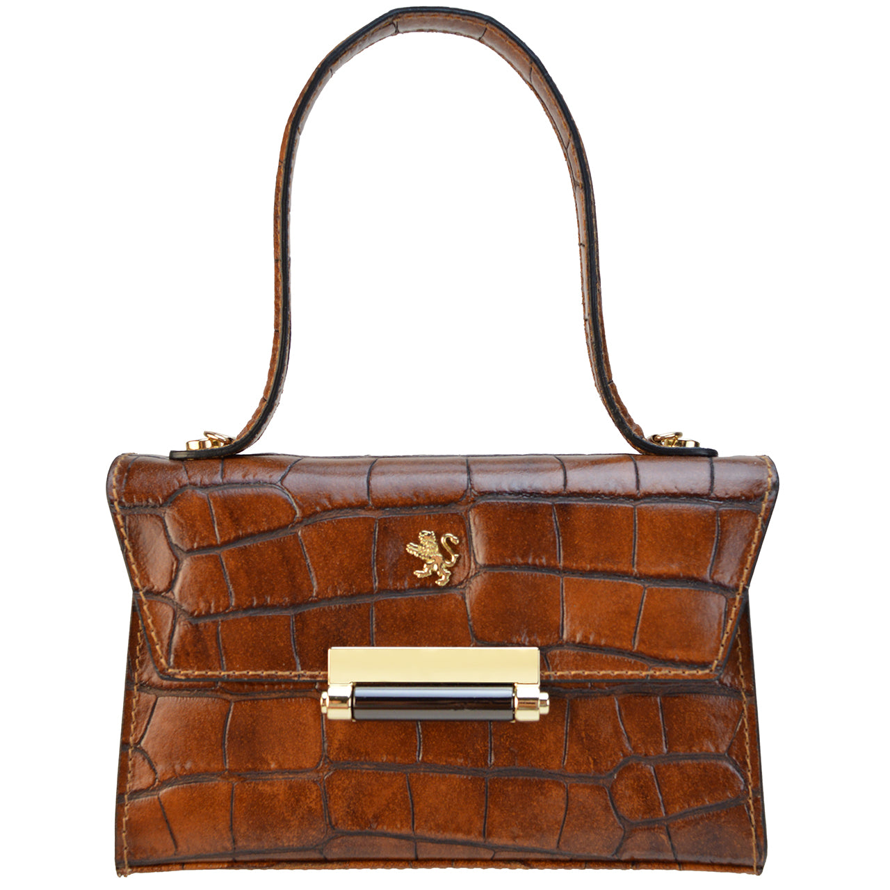 Bolso Lady Pratesi Miss Impruneta K146 en piel de vaca - King Brown