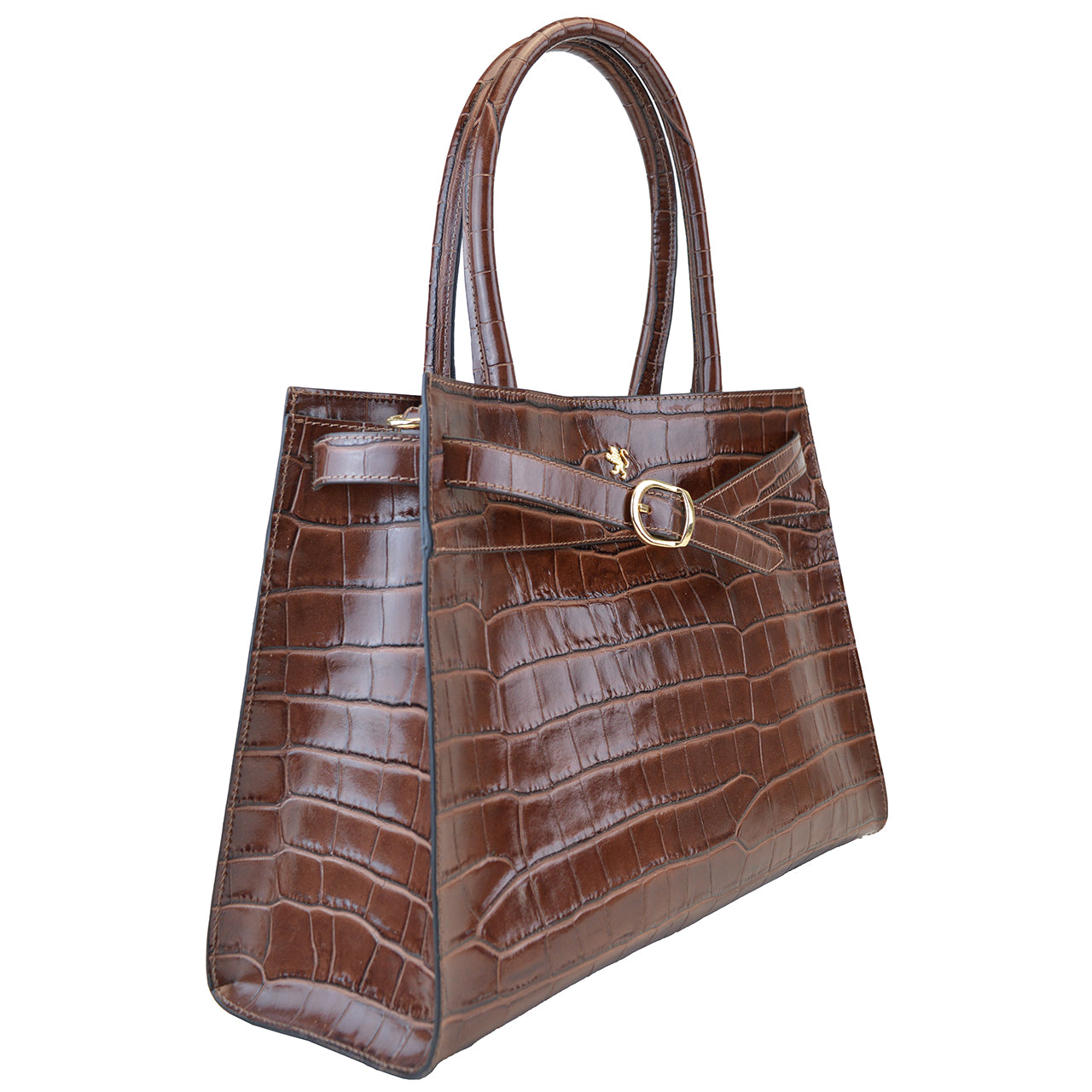Pratesi Anichina Woman Bag K367 in Genuine Leather - King Brown - LQE2