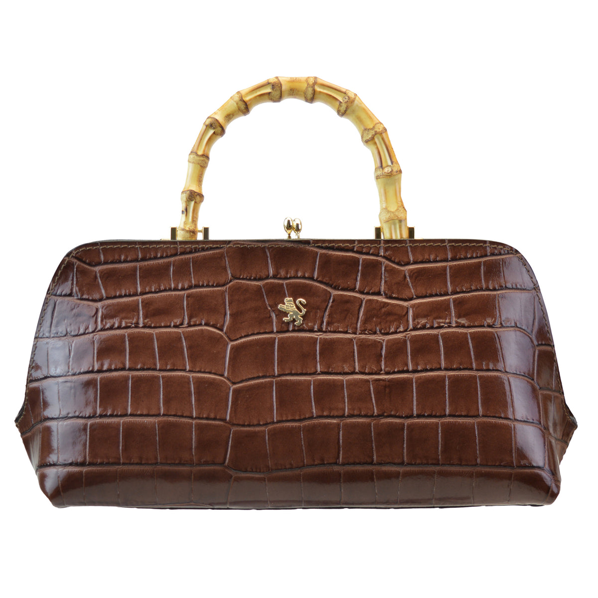 Pratesi Lady Brunelleschi Ostrich Woman Bag in cow leather - Ostrich Grey - cgpt2