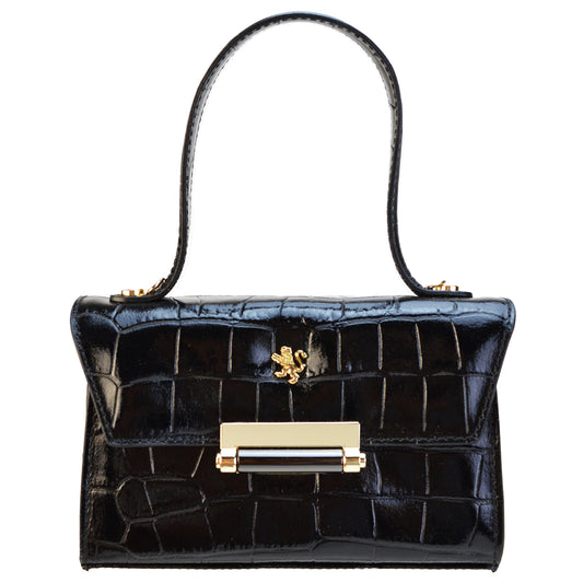 Bolso Lady Pratesi Miss Impruneta K146 en piel de vaca - King Black