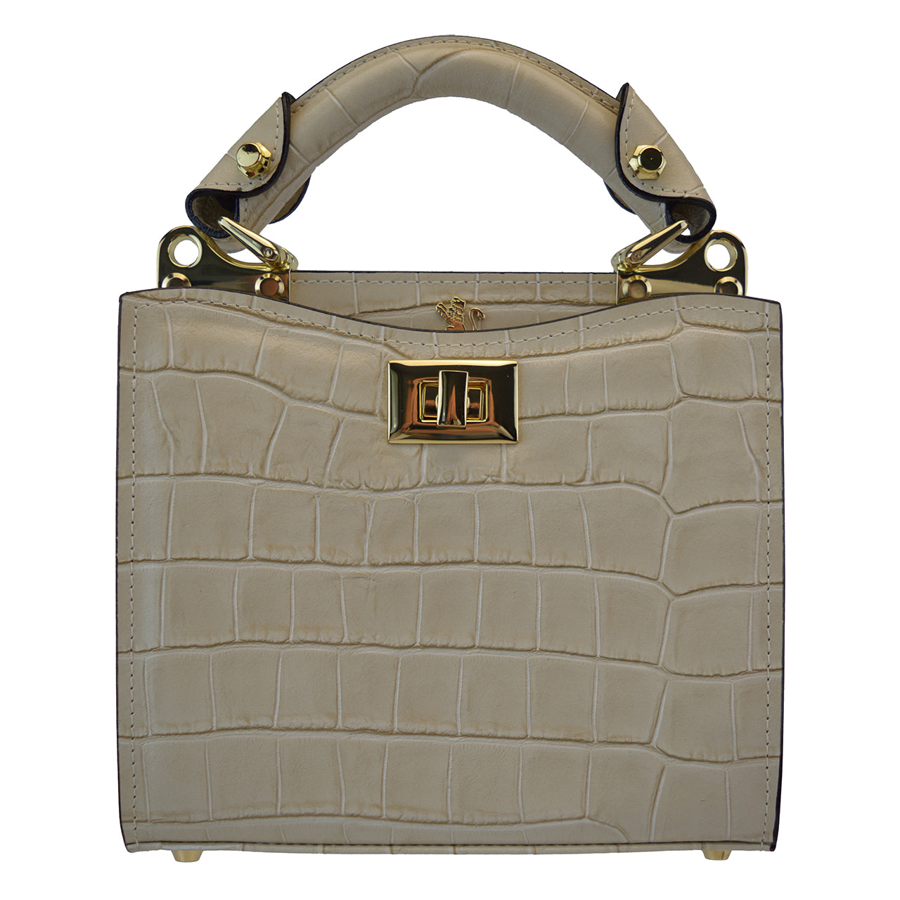 Pratesi Anna Maria Luisa de' Medici Small Lady Bag in cow leather K150/20 - King White - LQE2
