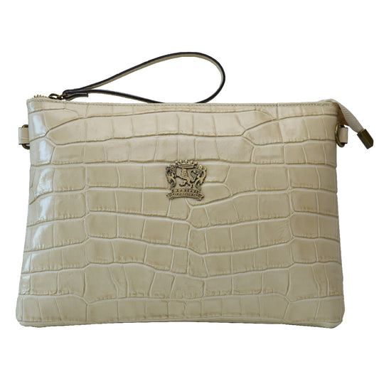 Pratesi Rufina K253/28 Sac Femme en cuir de vache - King White