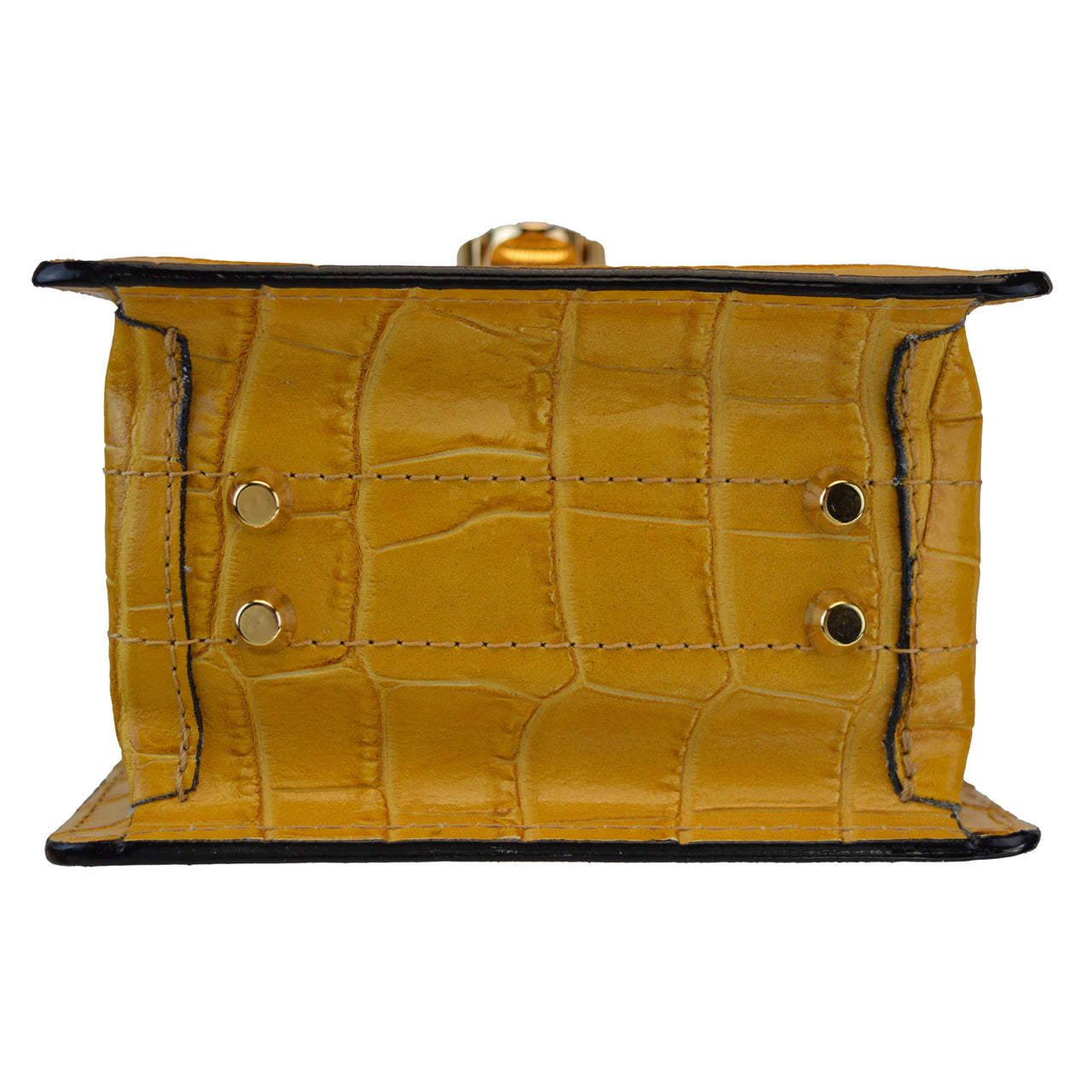Pratesi Italian Ladies' Handbag in Genuine Croco-Embossed Italian