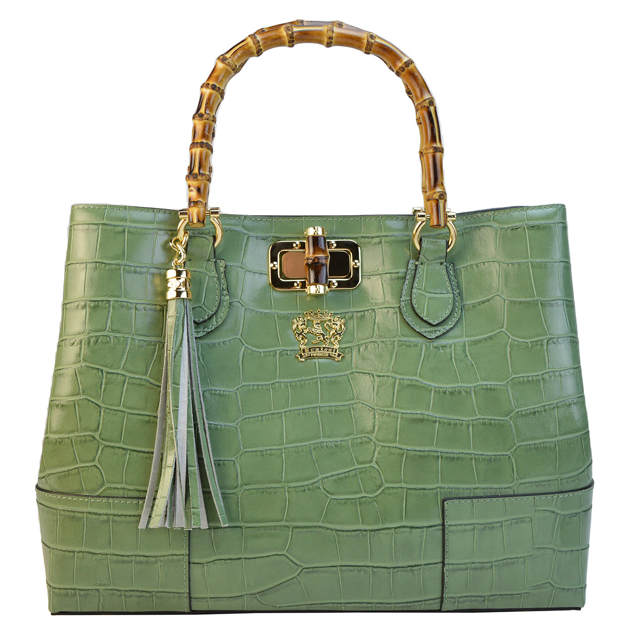 Bolso Bandolera Pratesi Sarteano en cuero de vaca K291 - King Green