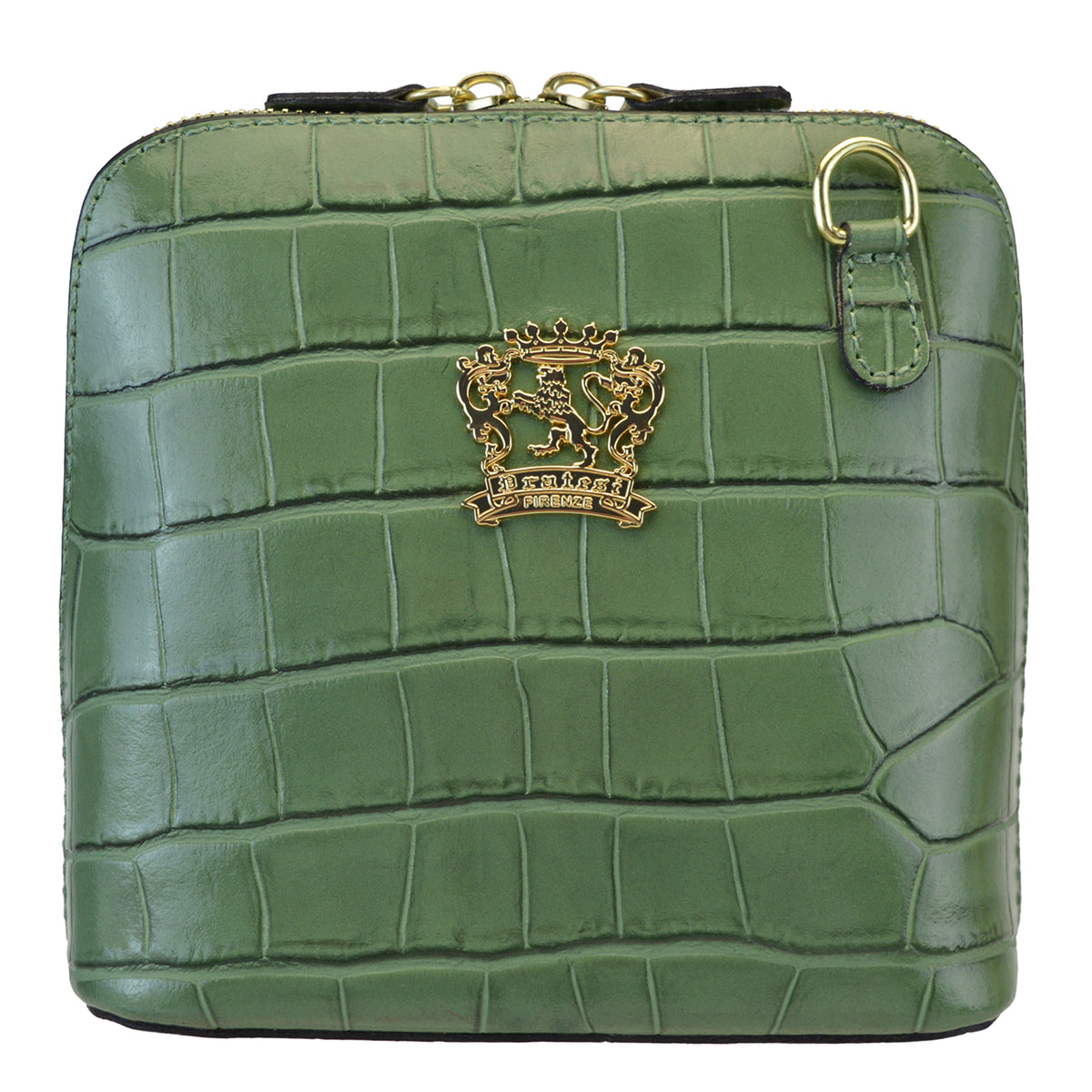 Pratesi Candeli Lux Handbag R565/27 in genuine leather - Radica Dark Green - cgpt2