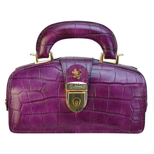 Pratesi Lady Brunelleschi Nana Bolso Mujer en auténtica piel K120/M - King Violeta