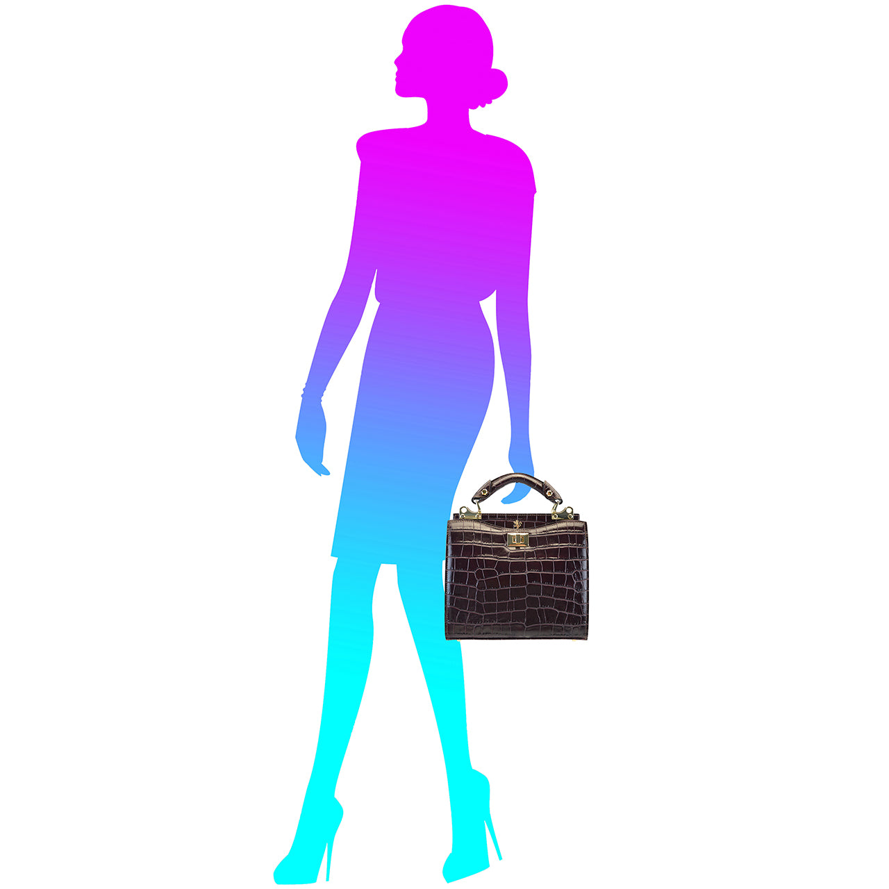 Pratesi EN Anna Maria Luisa de' Medici K150/26 Lady Bag in cow leather - LQE2