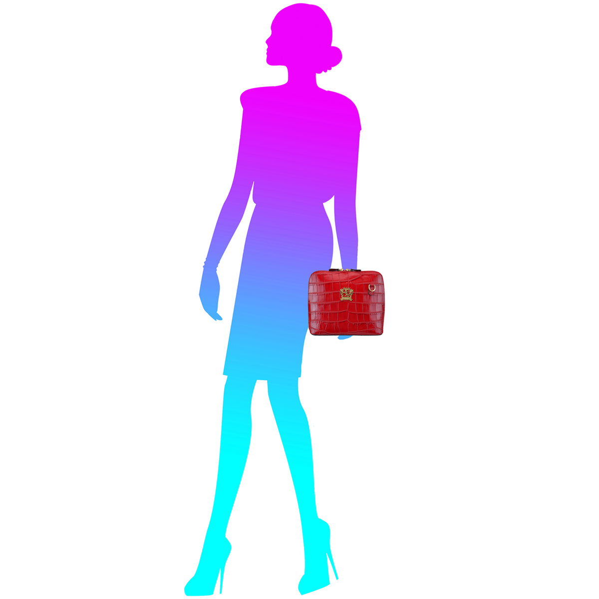Pratesi Gran Volterra K467/G Lady Bag in Genuine Leather - King Cognac - cgpt2