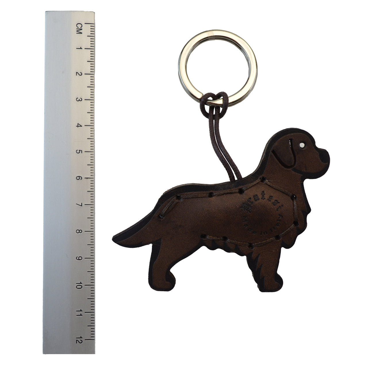 Pratesi Key Holder Charms P111 - Golden Retriever Coffee Dog