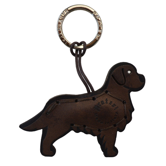 Pratesi Key Holder Charms P111 - Golden Retriever Coffee Dog