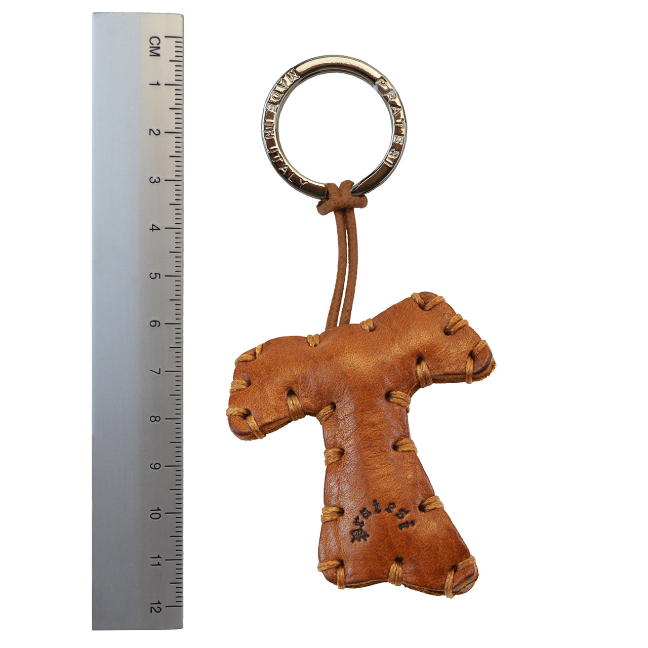 Pratesi Key Holder Charms P111 - Cognac Tao