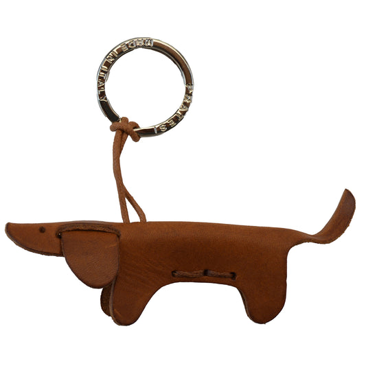 Pratesi Key Holder Charms P111 - Brown Dachshund Dog
